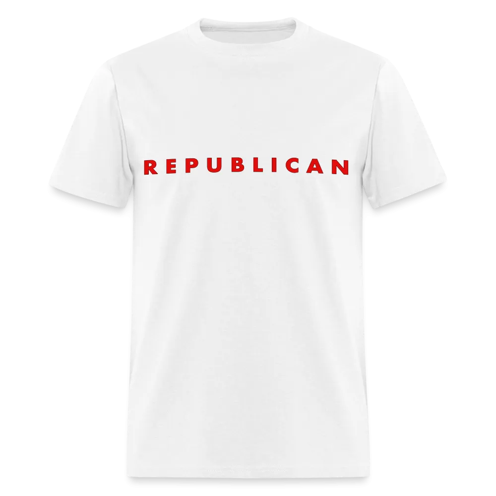 Republican T-Shirt (Red Letters)