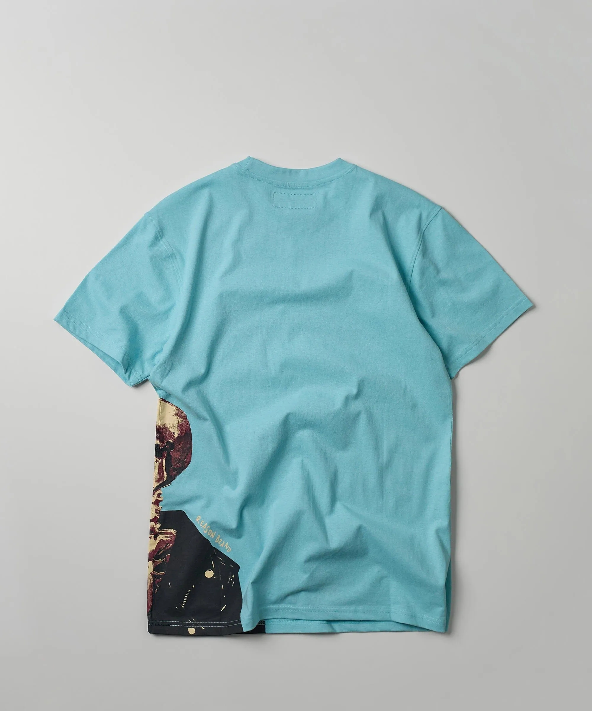 Respect Oversized Short Sleeve Tee - Light Blue