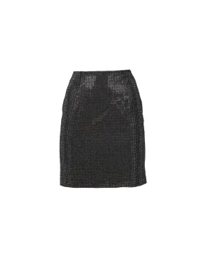 Rhinestone miniskirt