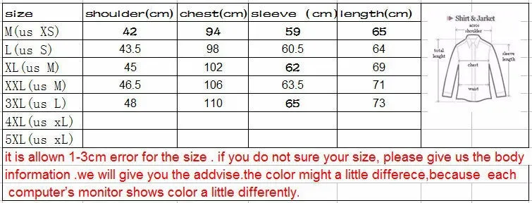 Rock Style Slim Fit Big Collar Men Shirt