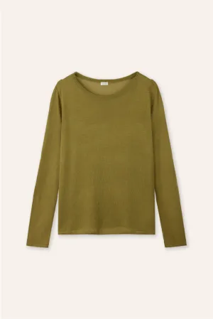 SHINE TENCEL blended top (Olive)