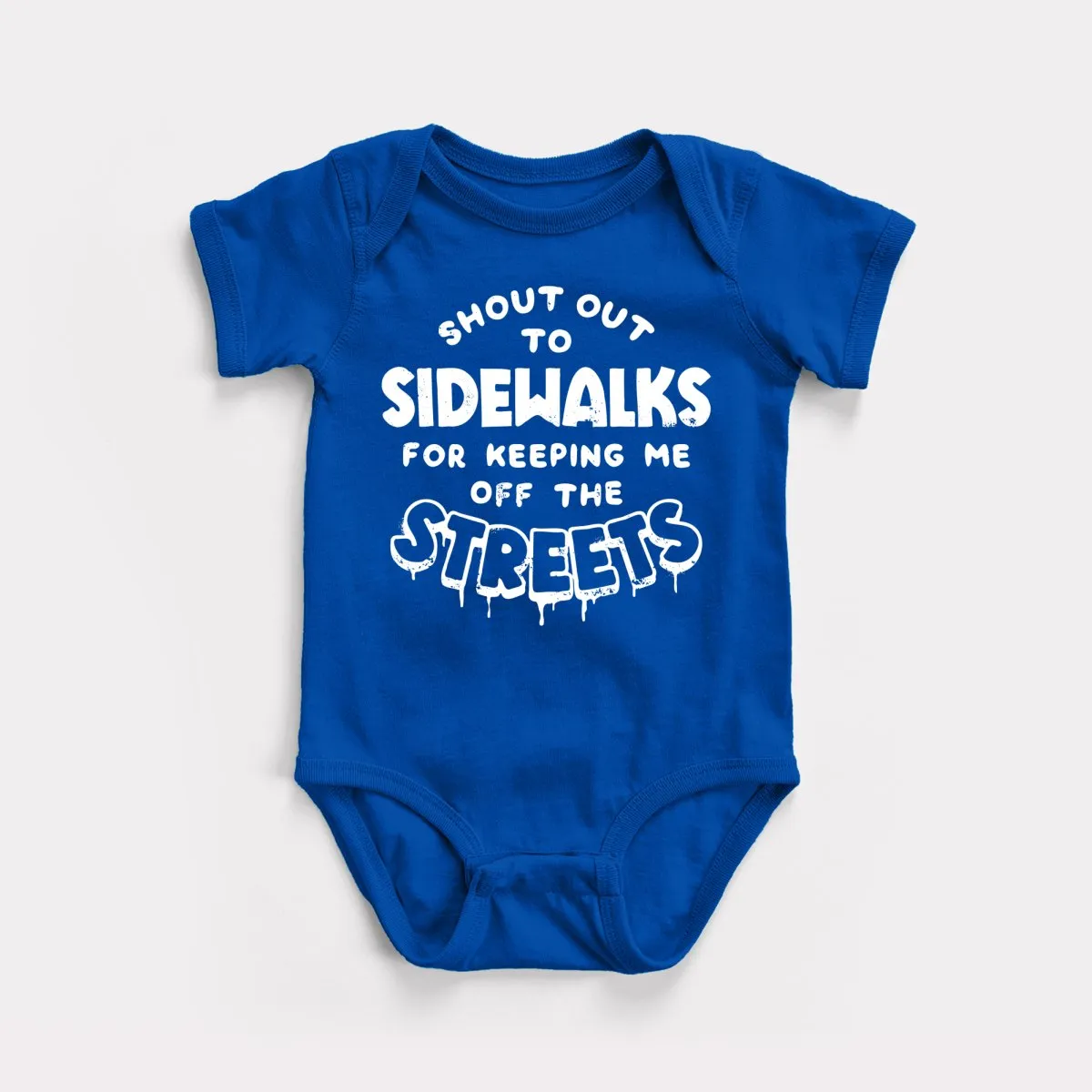 Shout Out To Sidewalks Baby Bodysuit