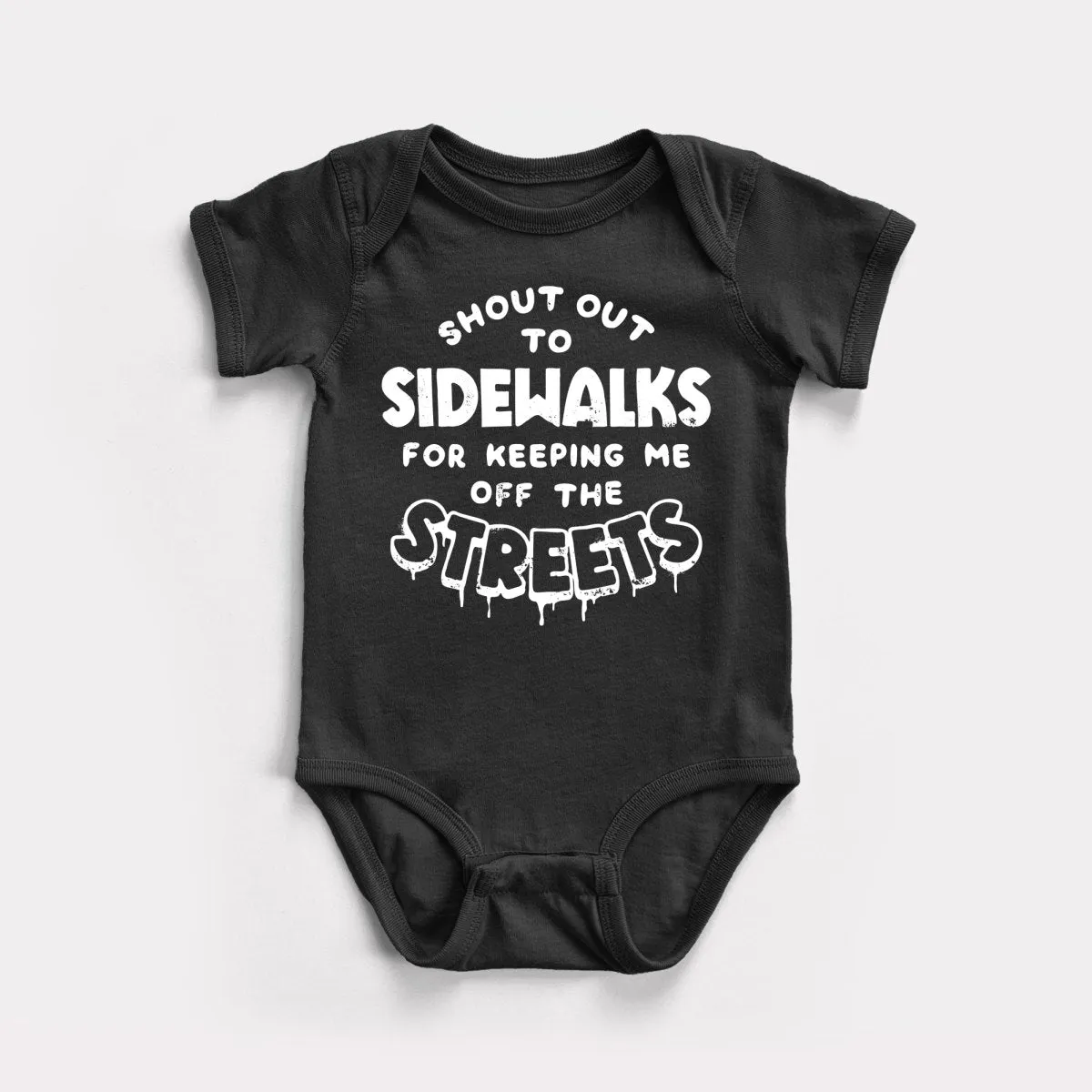 Shout Out To Sidewalks Baby Bodysuit