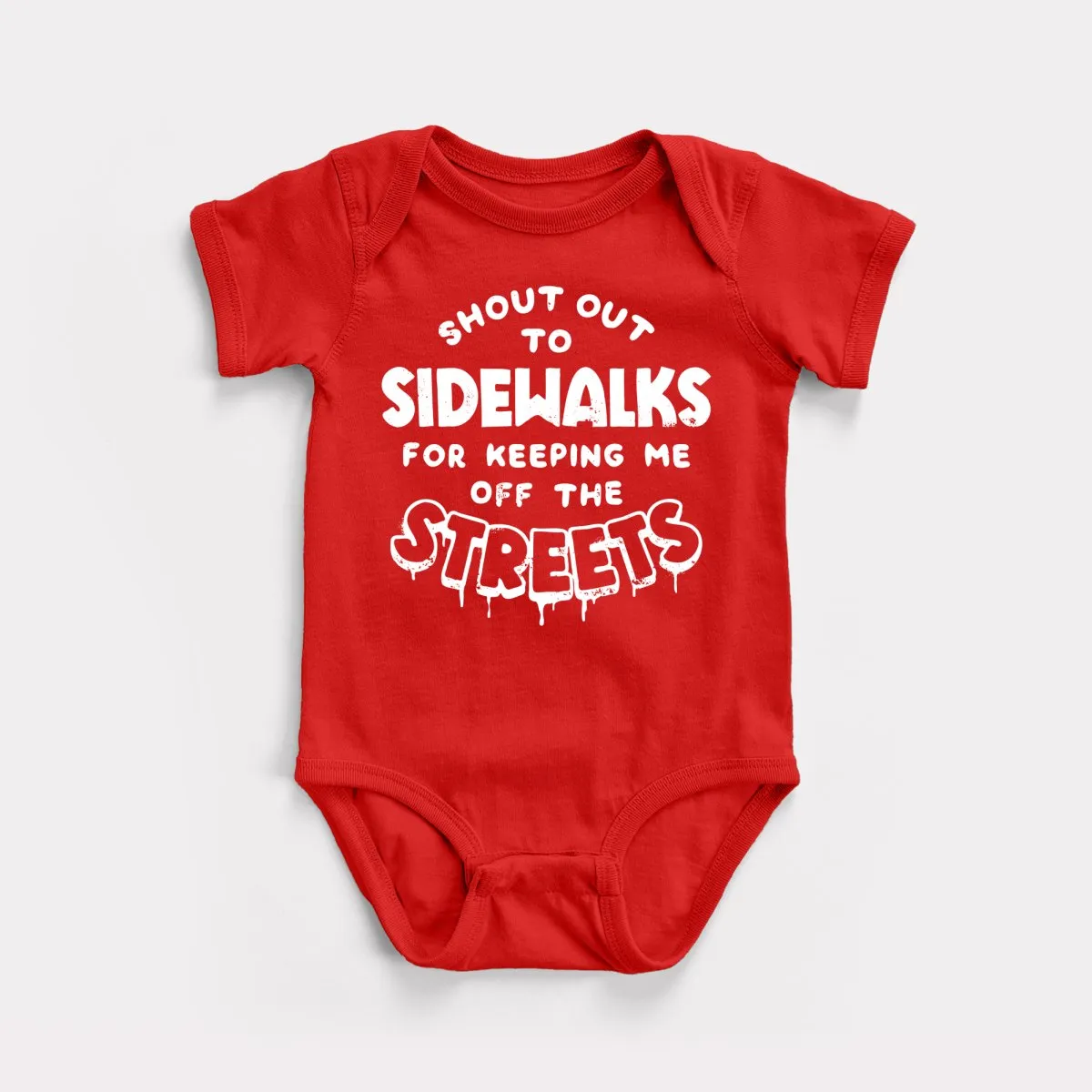 Shout Out To Sidewalks Baby Bodysuit