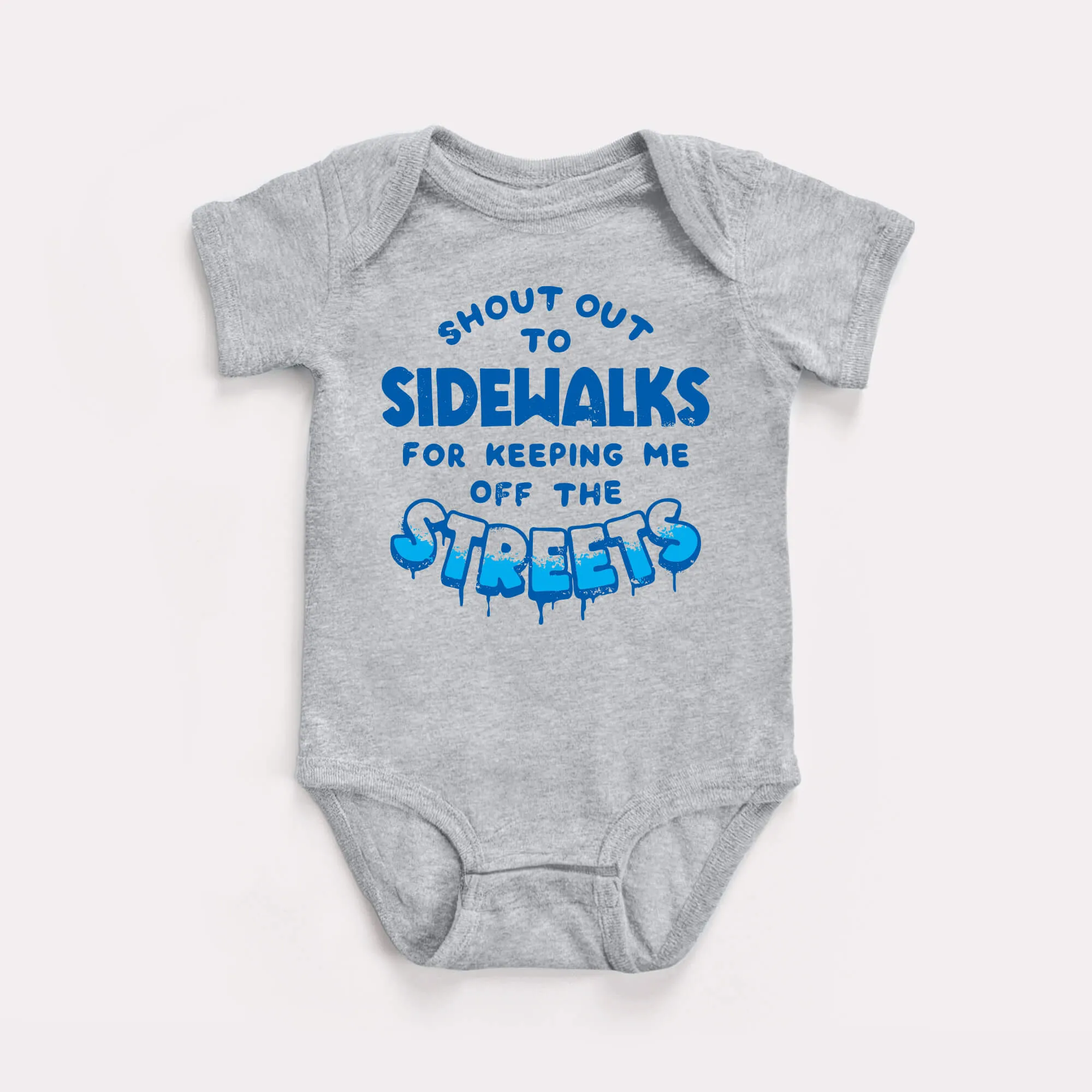 Shout Out To Sidewalks Baby Bodysuit