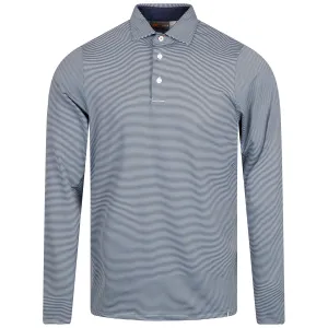 Soren Stripe LS Polo Blue Fog/Atlanta - SS24