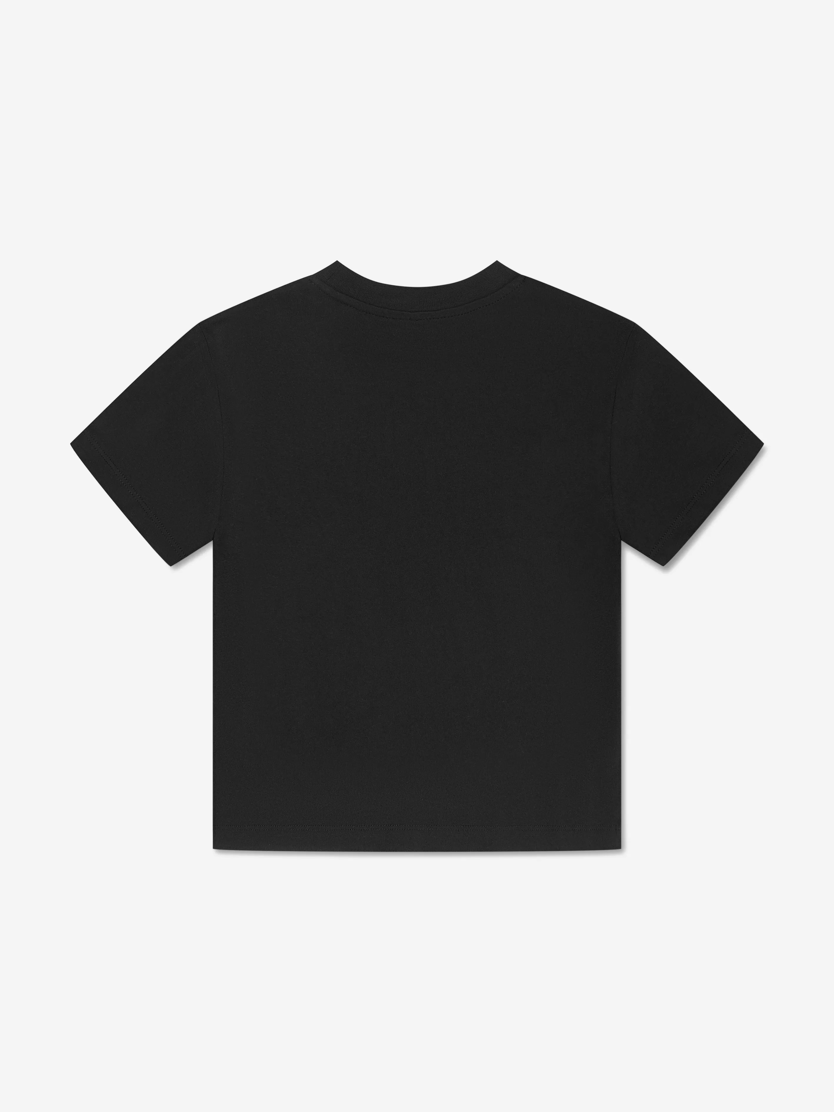 Stella McCartney Boys Logo Print T-Shirt in Black