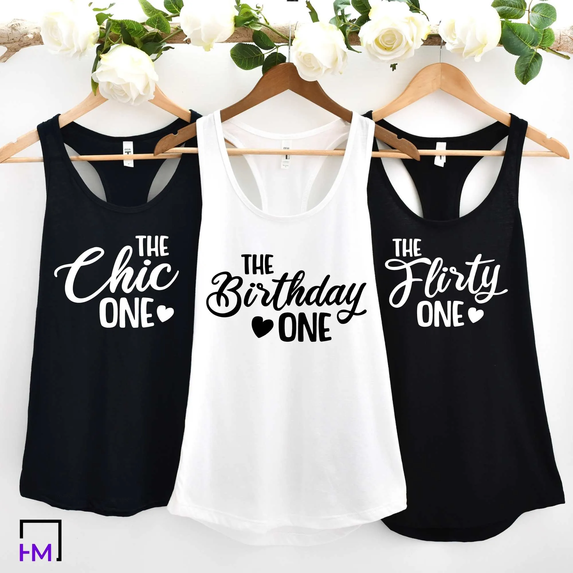 The One Shirts for Girls Trip, Birthday Parties or Bachelorette Party Shirts