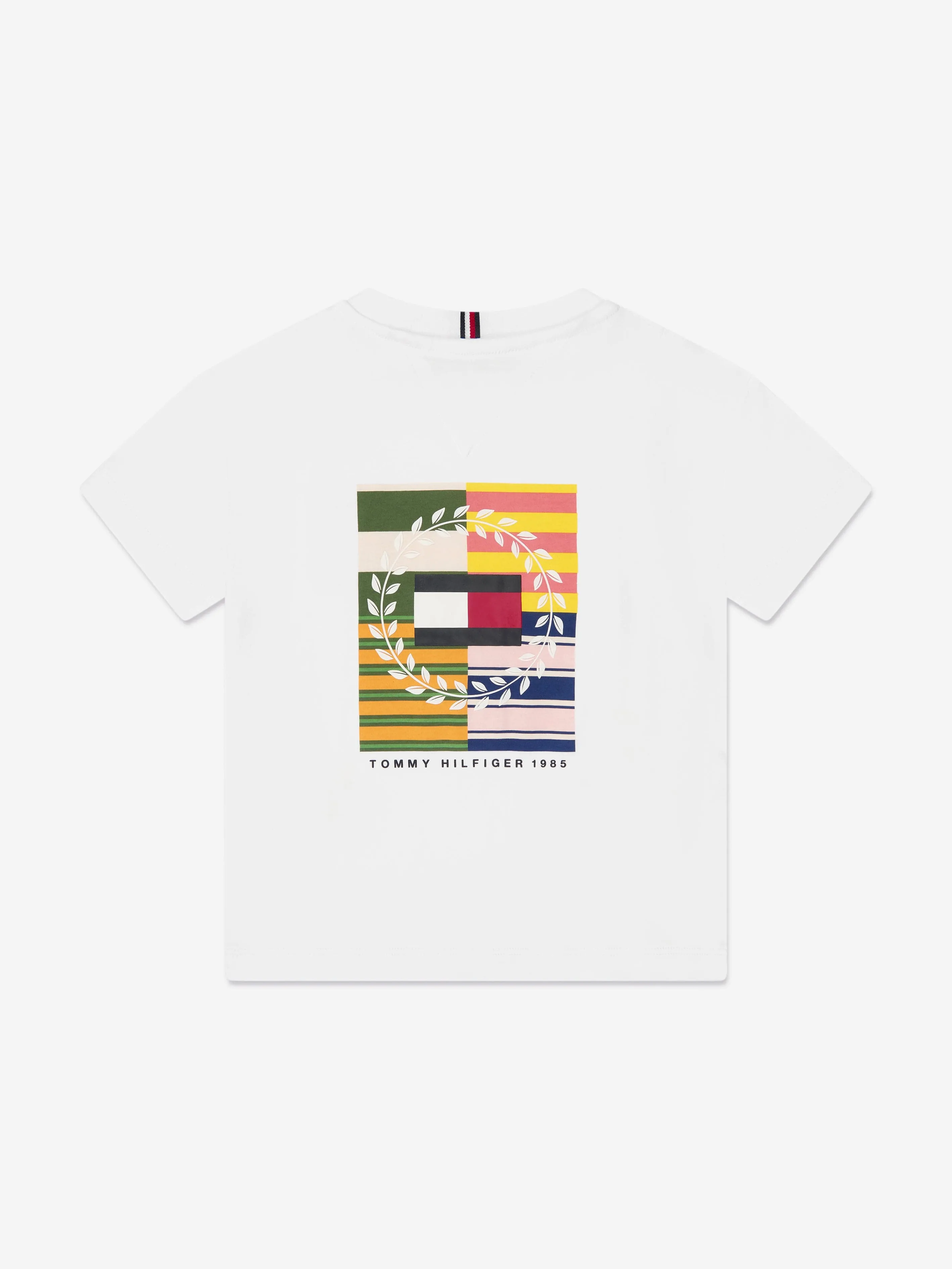 Tommy Hilfiger Boys Multi Artwork T-Shirt in White