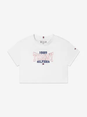 Tommy Hilfiger Girls 1985 Varsity T-Shirt in White