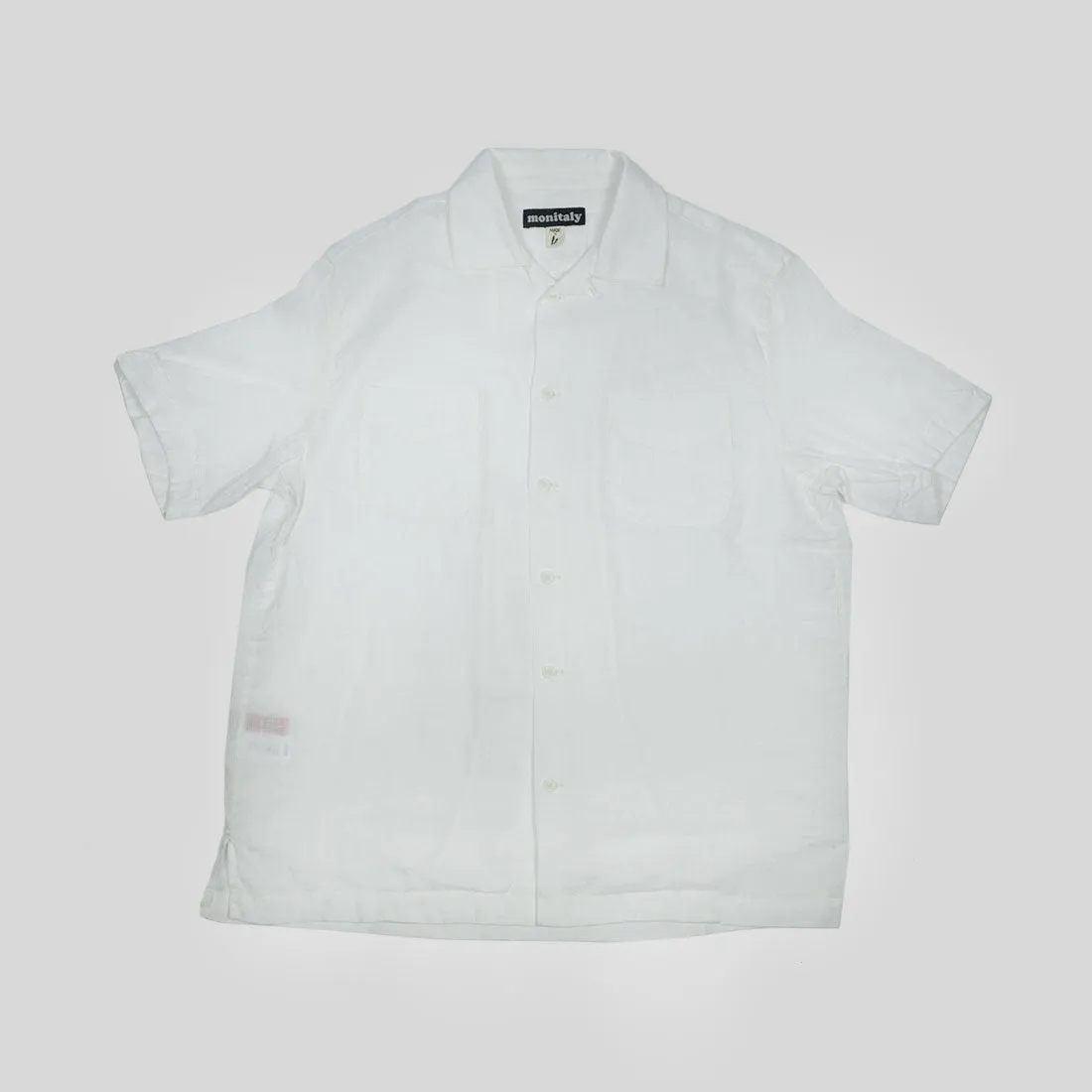 Vacation shirt in white linen