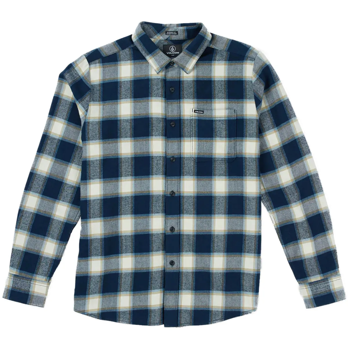 Volcom Caden Plaid Long Sleeve Button Down Flannel