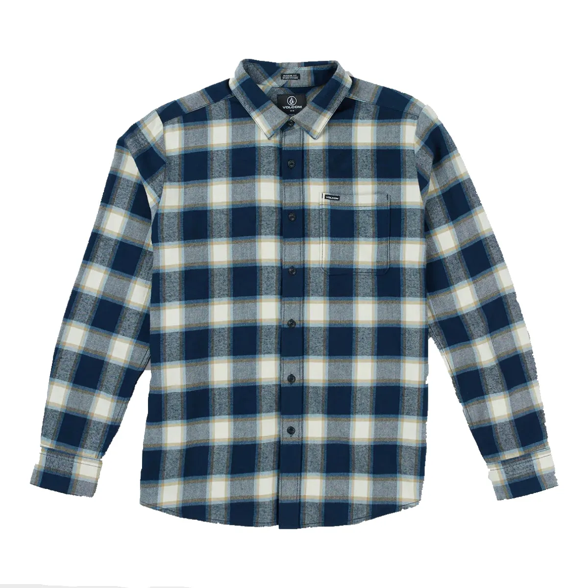 Volcom Caden Plaid Long Sleeve Button Down Flannel