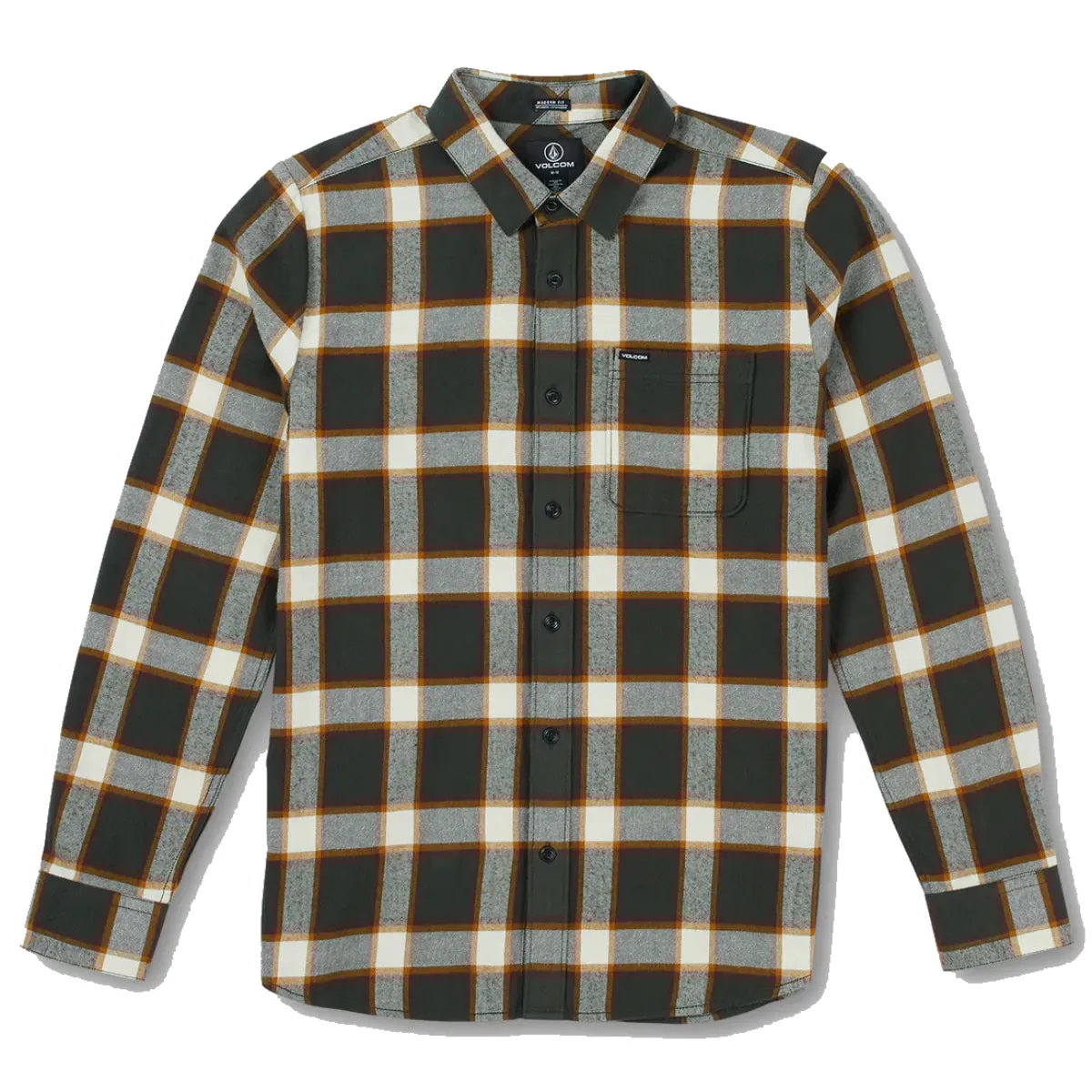 Volcom Caden Plaid Long Sleeve Button Down Flannel