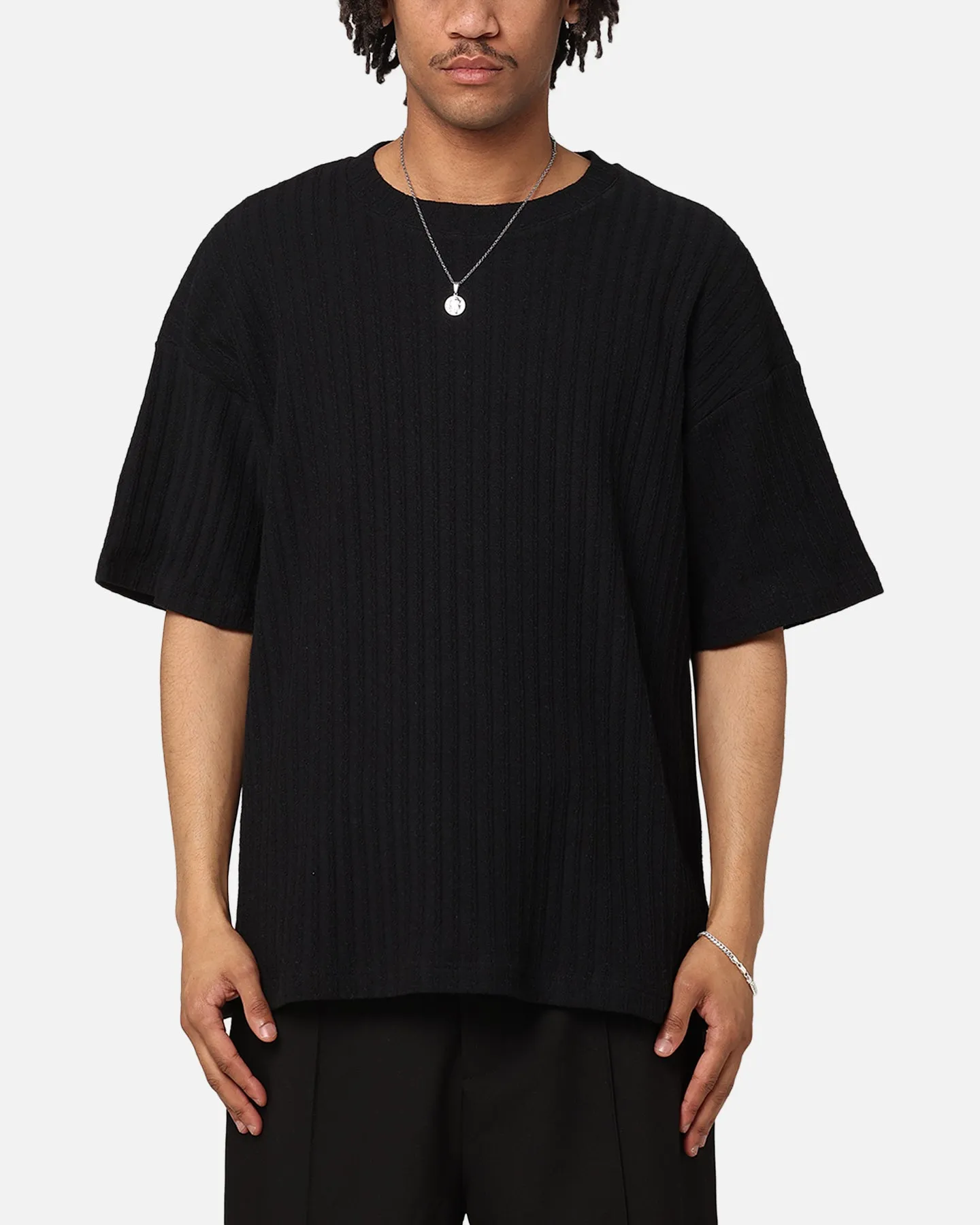 XXIII Karl Knit T-Shirt Black