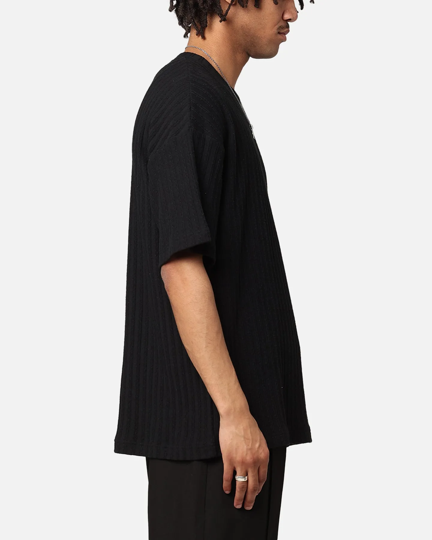 XXIII Karl Knit T-Shirt Black