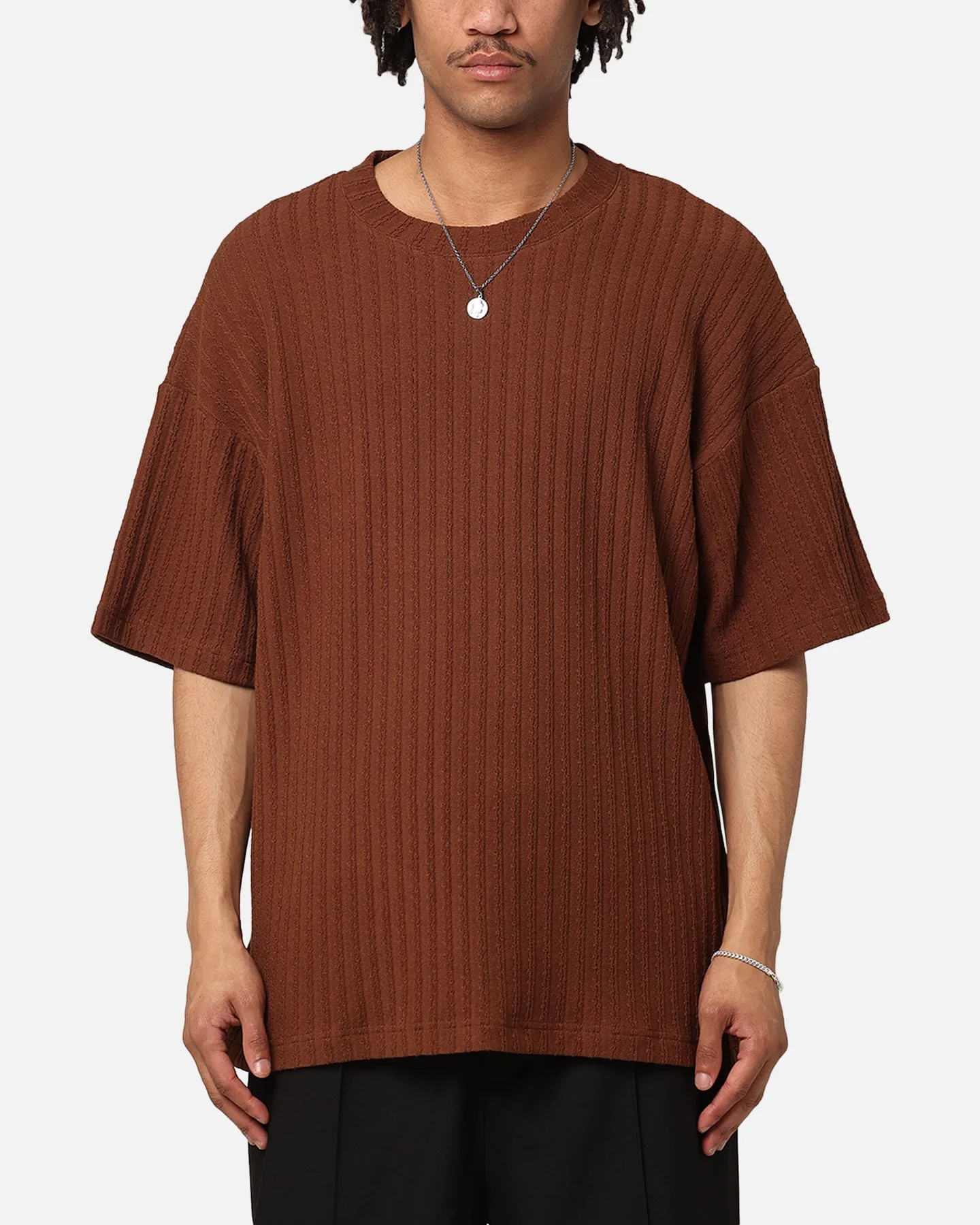 XXIII Karl Knit T-Shirt Brown