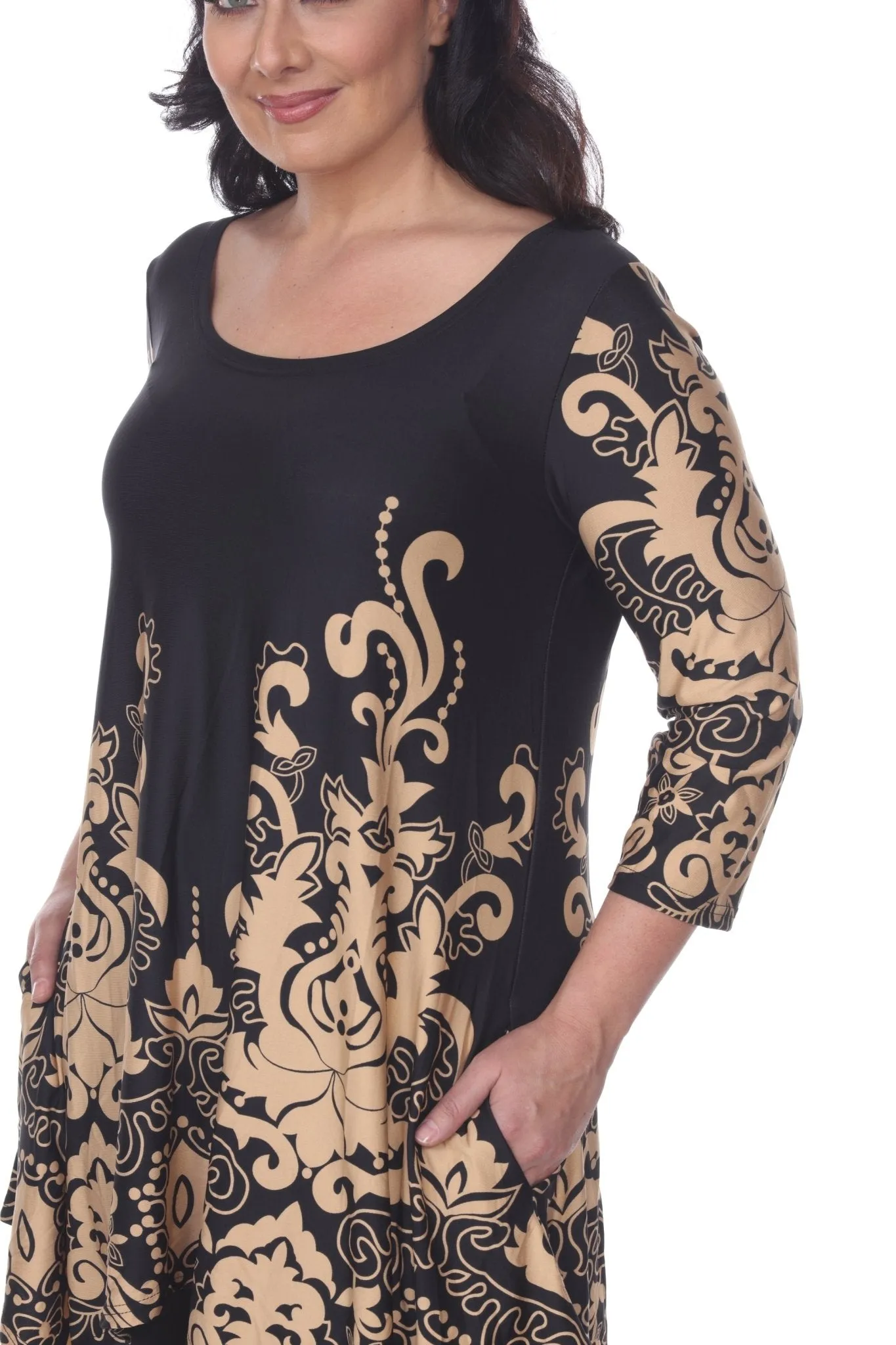 Yanette Tunic Top - Plus