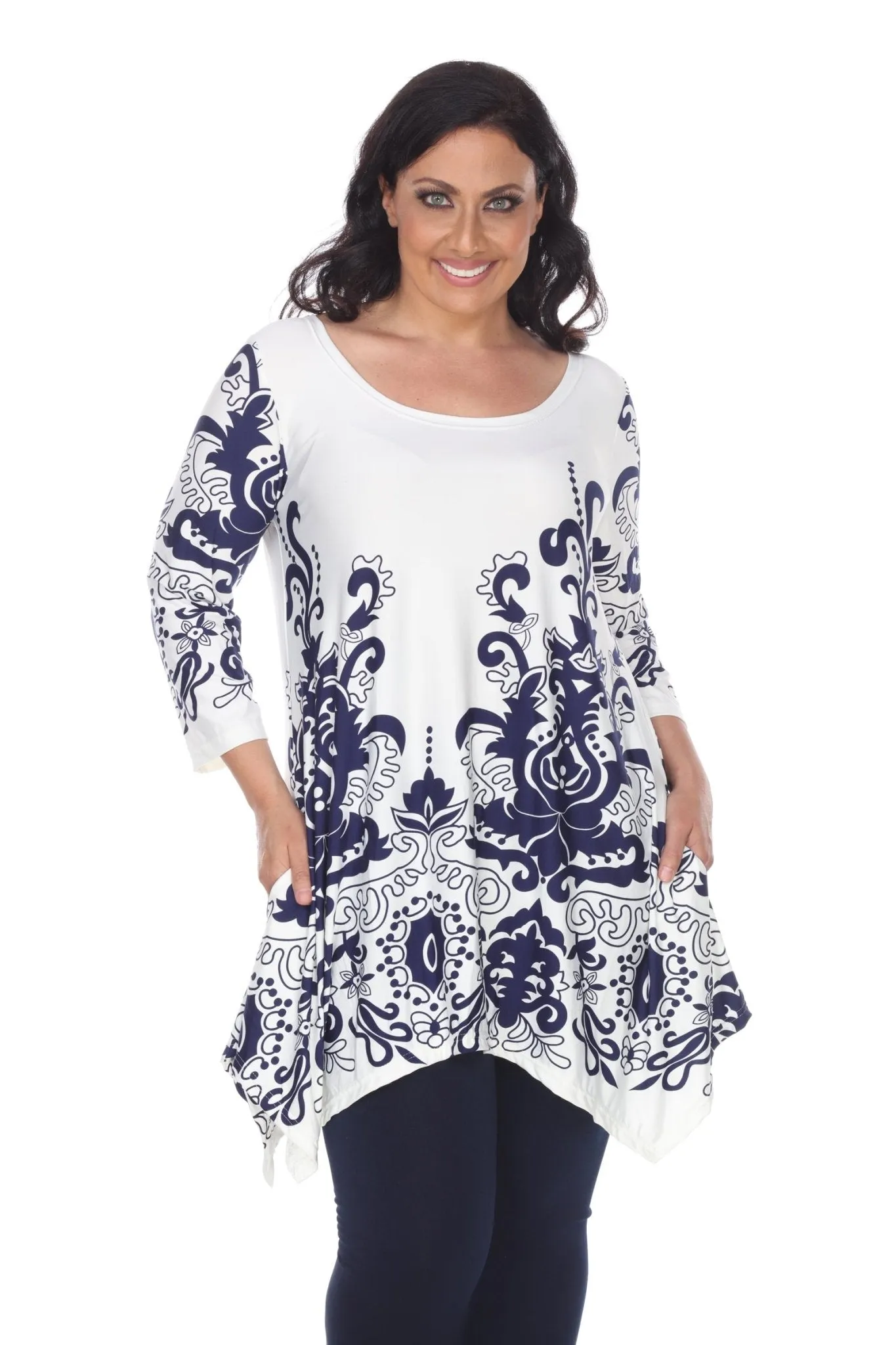 Yanette Tunic Top - Plus