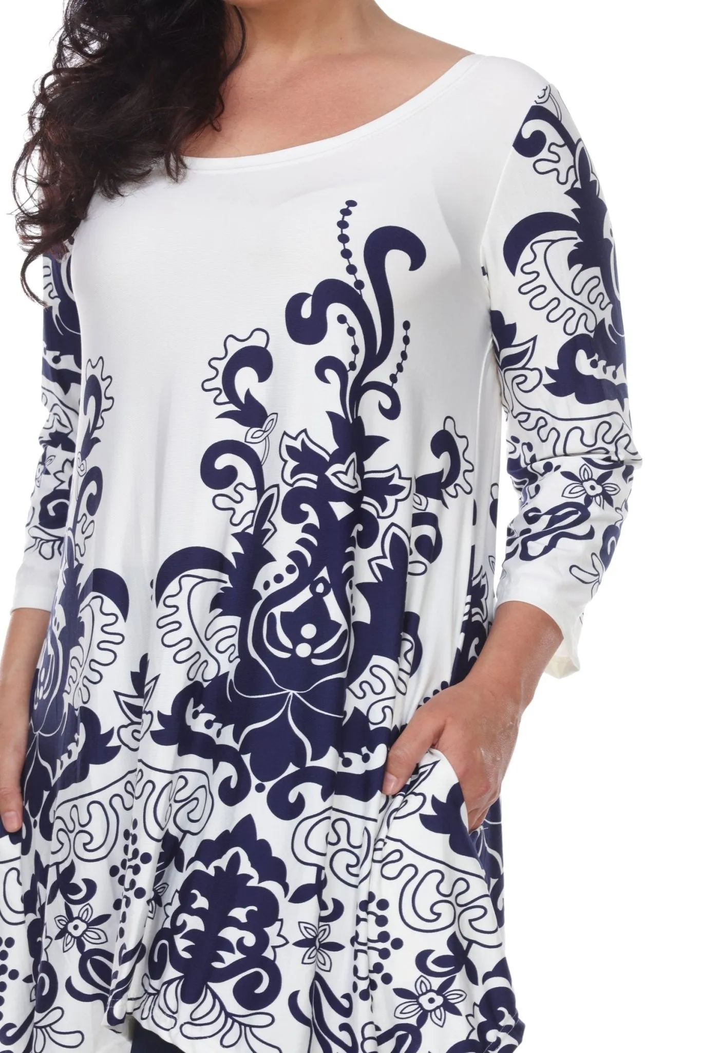 Yanette Tunic Top - Plus