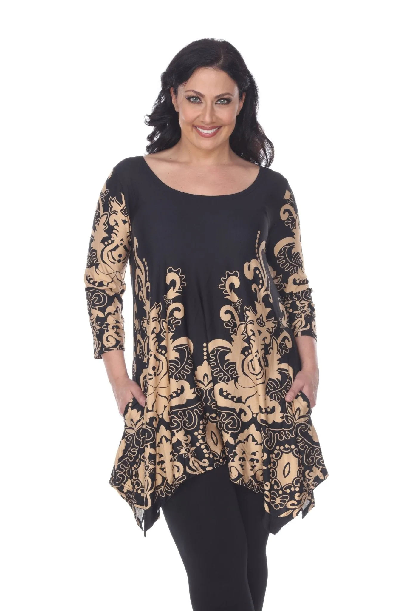 Yanette Tunic Top - Plus