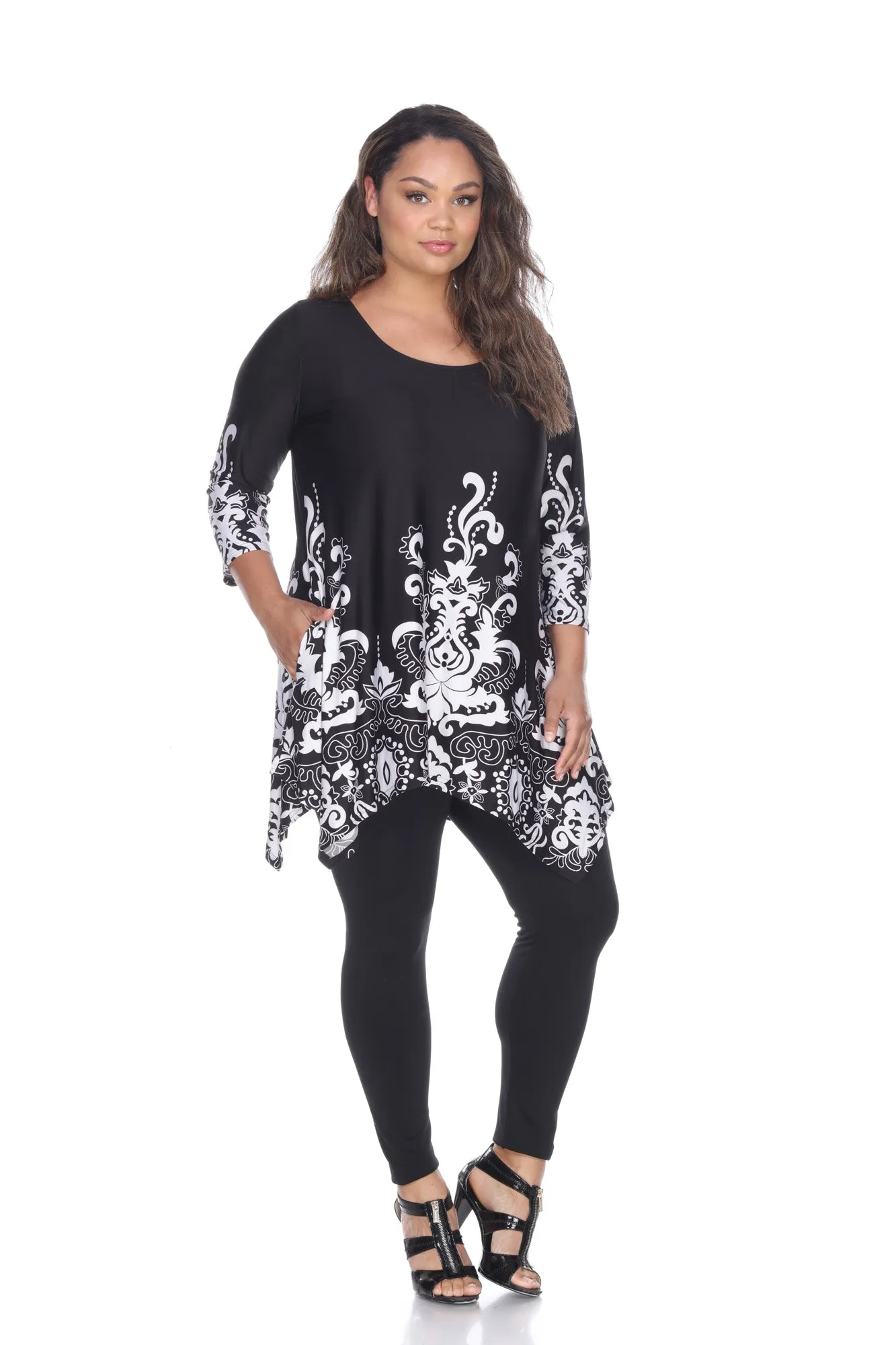 Yanette Tunic Top - Plus