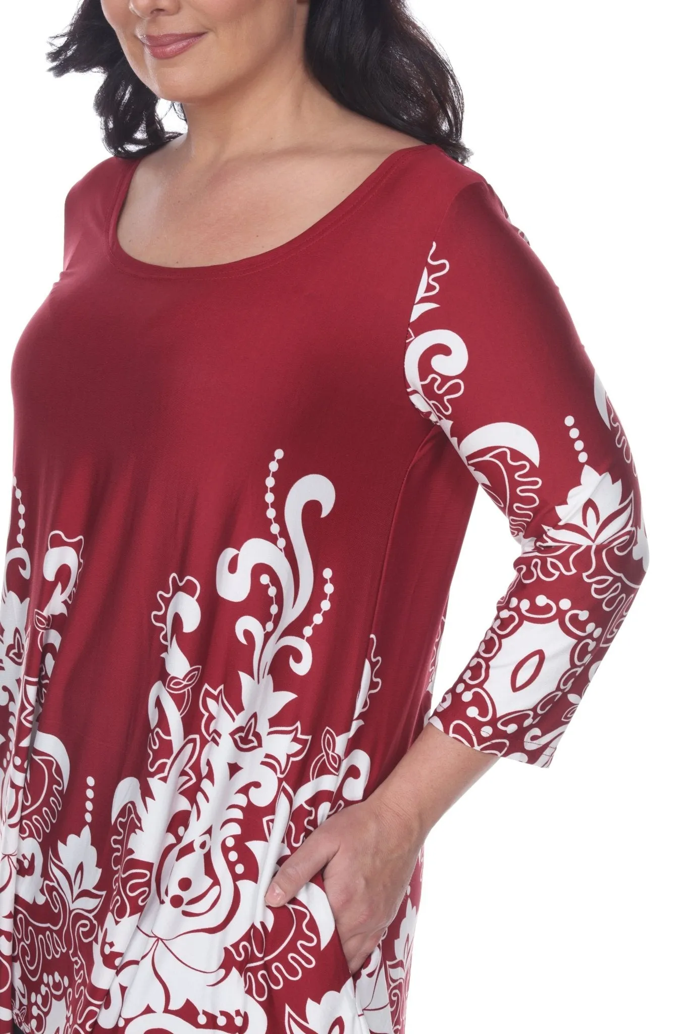 Yanette Tunic Top - Plus