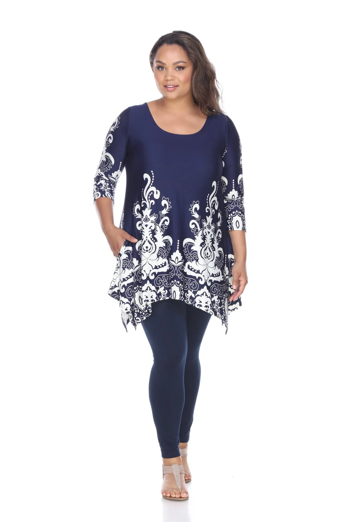 Yanette Tunic Top - Plus