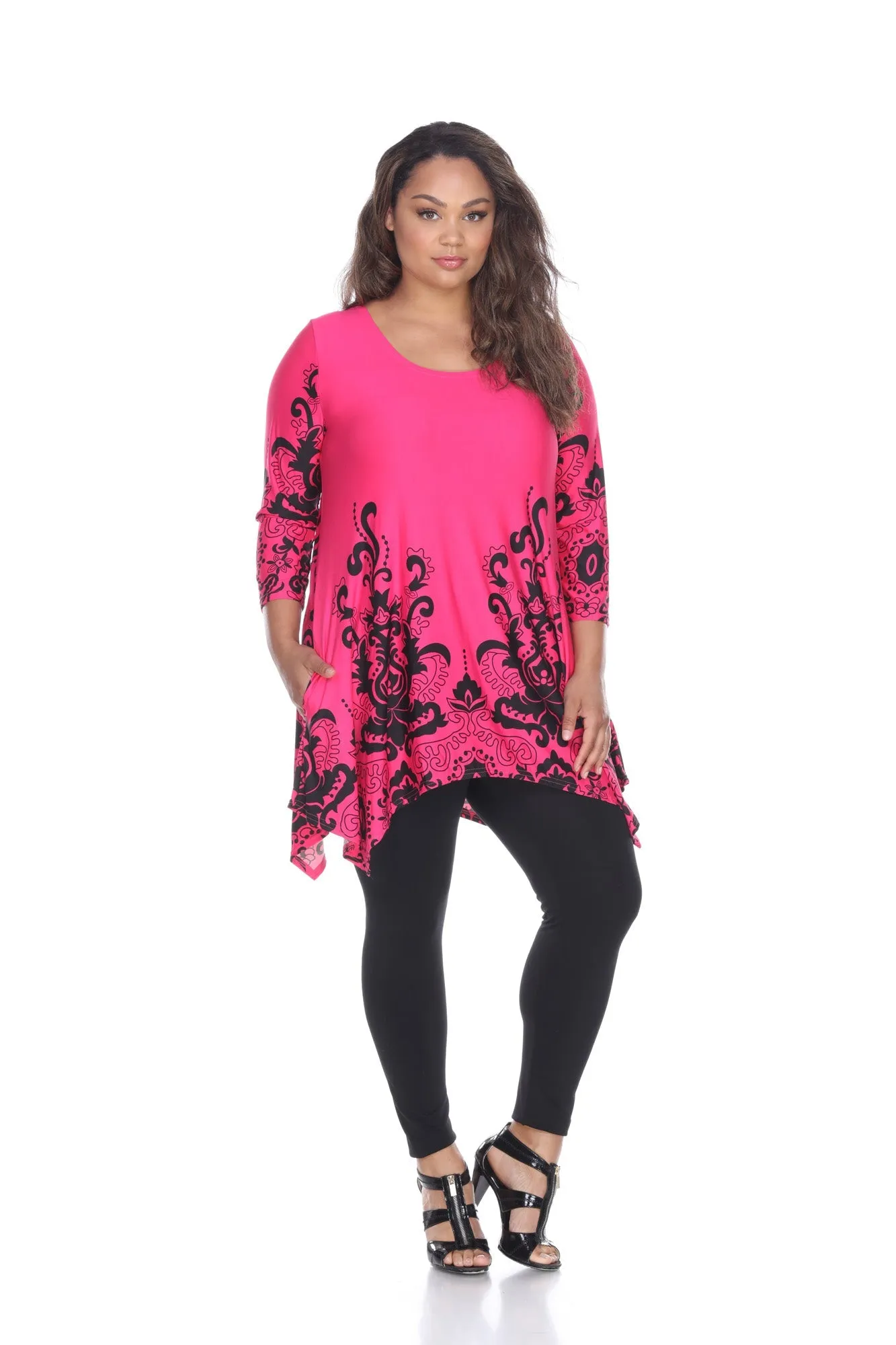 Yanette Tunic Top - Plus