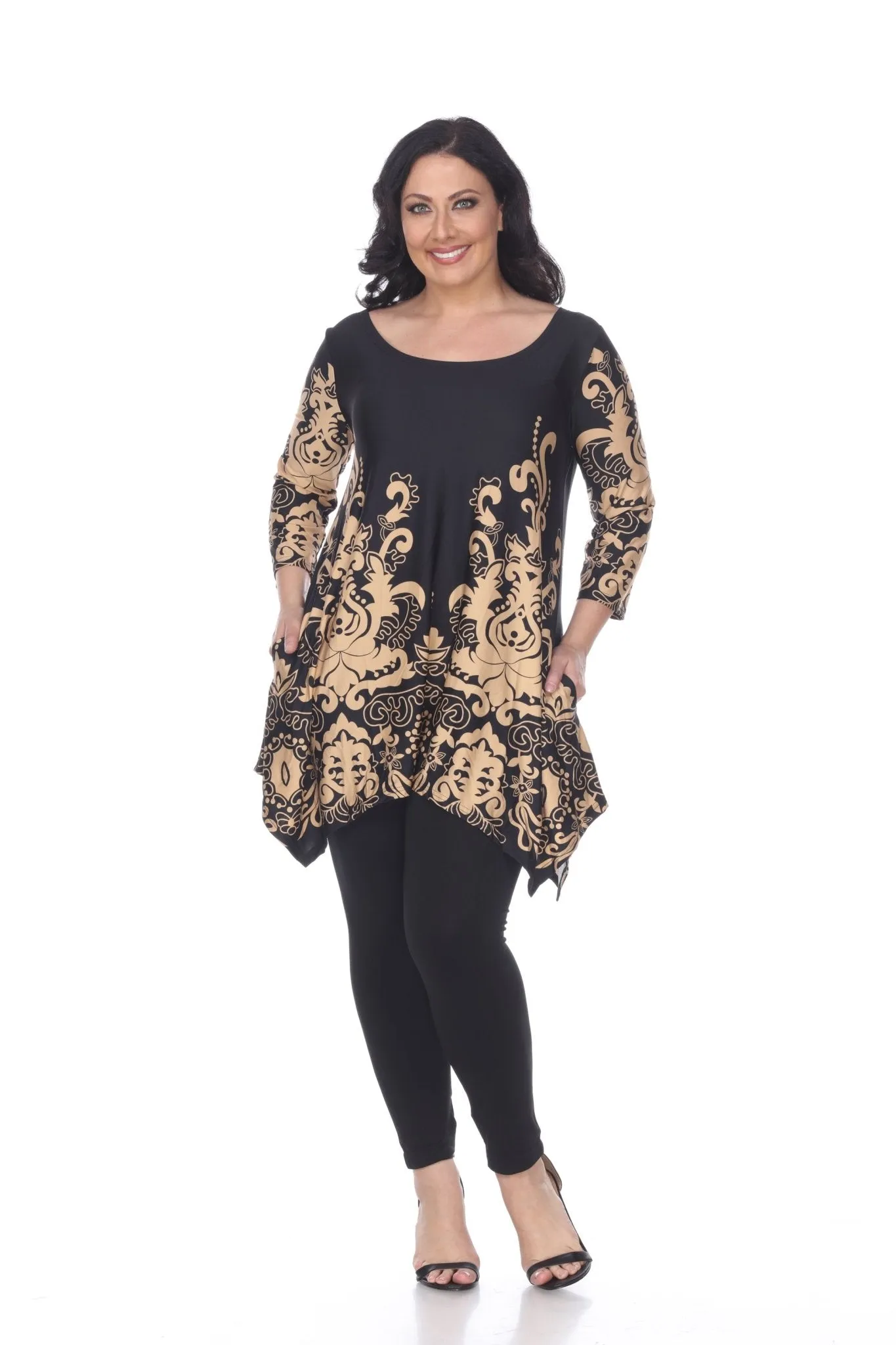 Yanette Tunic Top - Plus