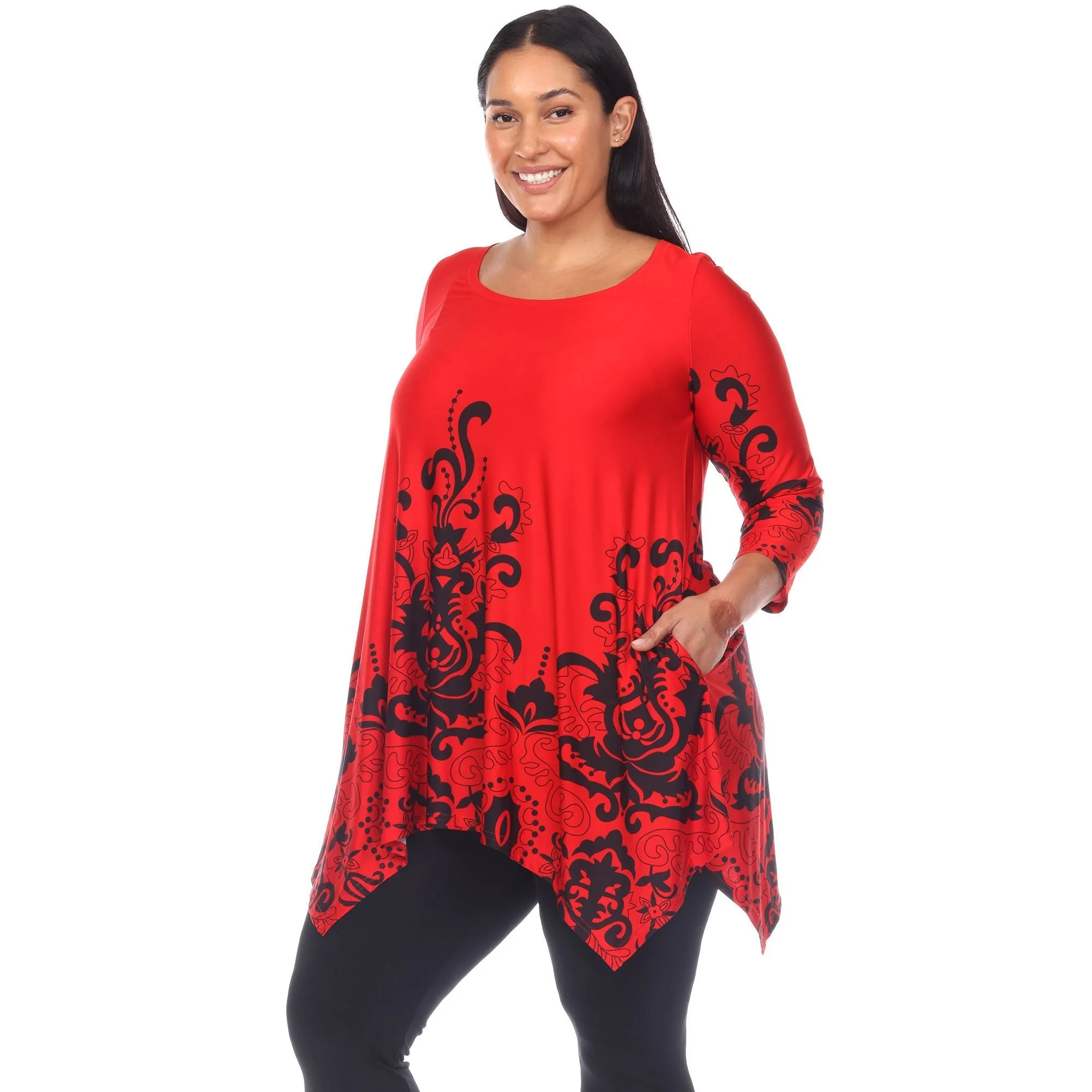 Yanette Tunic Top - Plus