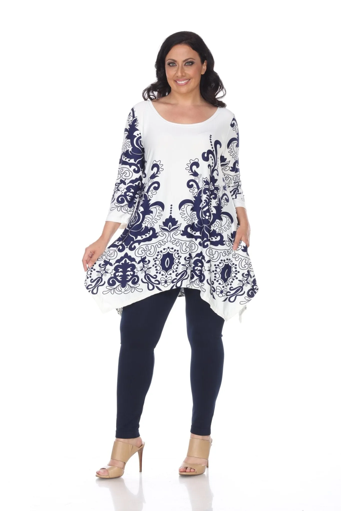 Yanette Tunic Top - Plus