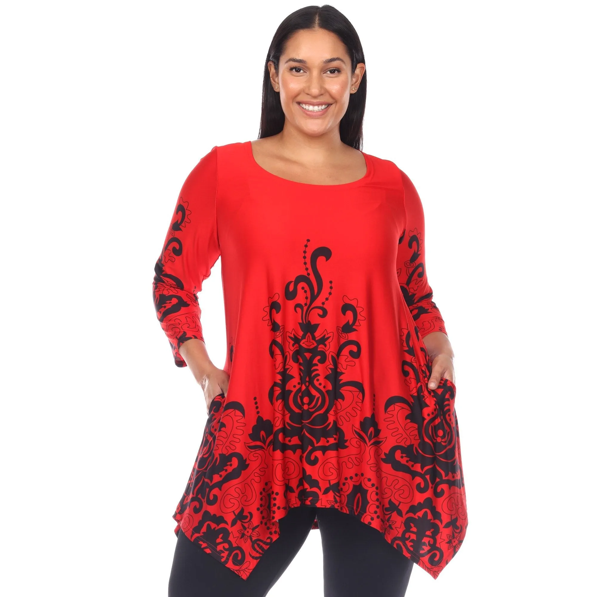 Yanette Tunic Top - Plus